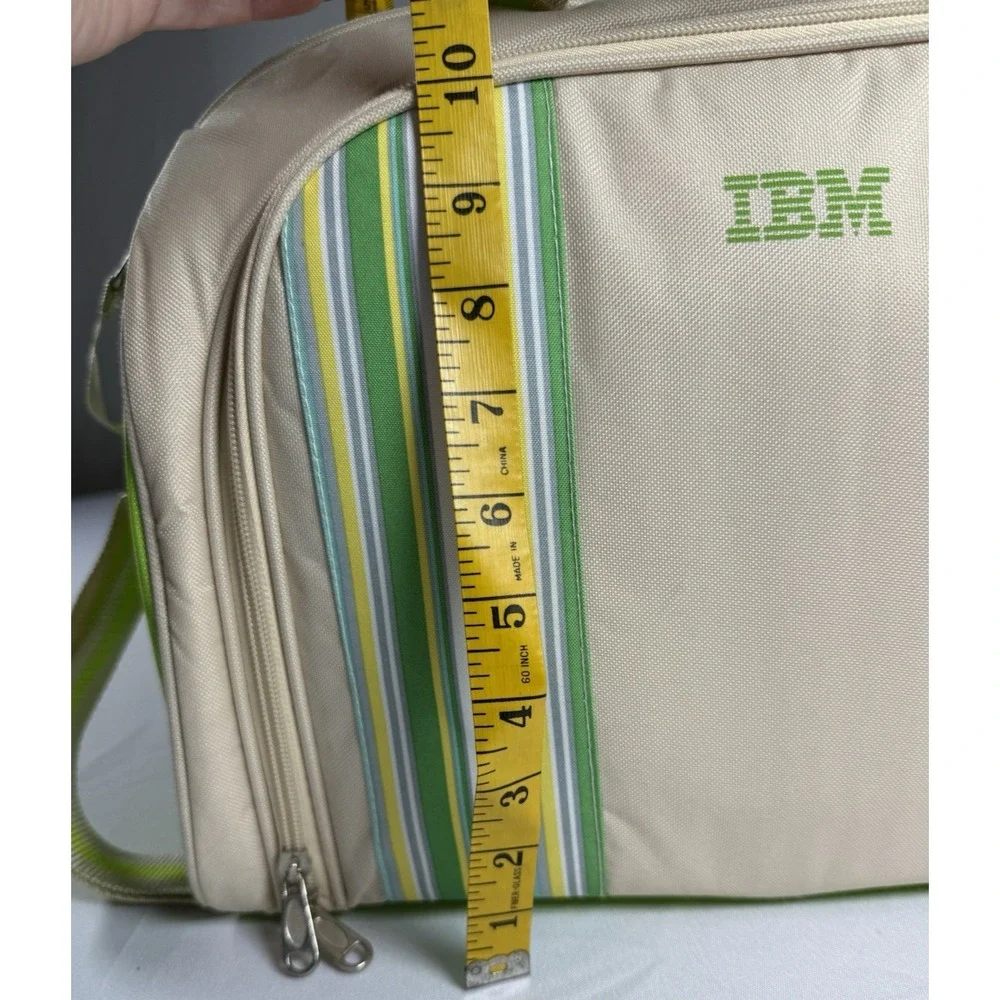 Picnic Bag Pack 4 Person IBM company Hamper Cooler Mugs Plates‎ Cutlery Travel